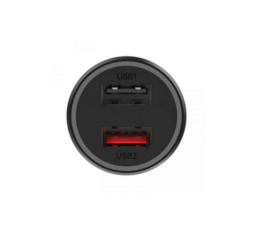 Автомобильное зар./устр. Xiaomi Mi 37W Dual-Port Car Charger 3A+2A универсальное черный (GDS4147GL)