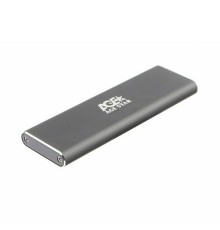 Внешний корпус AgeStar 31UBNV1C (GRAY), M.2 NVME (M-key), USB 3.1 Type-C, алюминий, серый,  (672837) {50}