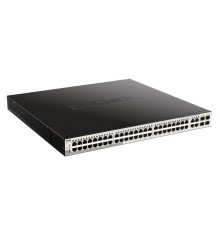 Коммутатор D-Link DGS-1210-52MP/FL1A 52G 48PoE+ 370W настраиваемый