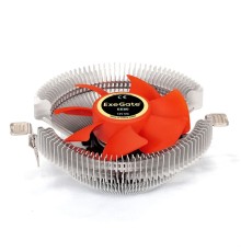 Кулер ExeGate EE80 (EX286144RUS) (Al, LGA775/1150/1151/1155/1156/1200/AM2/AM2+/AM3/AM3+/AM4/FM1/FM2/754/939/940, TDP 65W, Fan 80mm, 2000RPM, Hydro bearing, 3pin, 22db, 205г, с термопастой, на защелках, Retail color box)