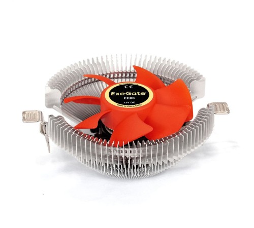 Кулер ExeGate EE80 (EX286144RUS) (Al, LGA775/1150/1151/1155/1156/1200/AM2/AM2+/AM3/AM3+/AM4/FM1/FM2/754/939/940, TDP 65W, Fan 80mm, 2000RPM, Hydro bearing, 3pin, 22db, 205г, с термопастой, на защелках, Retail color box) Кулер ExeGate EE80 (EX286144RUS) (Al, LGA775/1150/1151/1155/1156/1200/AM2/AM2+/AM3/AM3+/AM4/FM1/FM2/754/939/940, TDP 65W, Fan 80mm, 2000RPM, Hydro bearing, 3pin, 22db, 205г, с термопастой, на защелках, Retail color box)