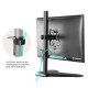 Кронштейн для мониторов Onkron D101FS черный 13"-34" макс.8кг настольный поворот и наклон