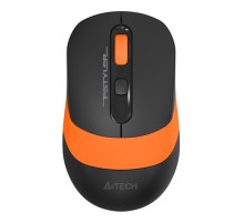Мышь A4Tech Fstyler FG10S черный/оранжевый оптическая (2000dpi) silent беспроводная USB (4but)