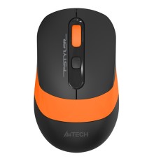 Мышь A4Tech Fstyler FG10S черный/оранжевый оптическая (2000dpi) silent беспроводная USB (4but)