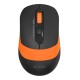 Мышь A4Tech Fstyler FG10S черный/оранжевый оптическая (2000dpi) silent беспроводная USB (4but)