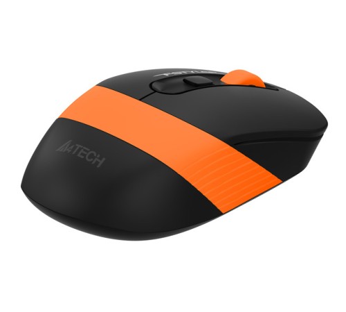 Мышь A4Tech Fstyler FG10S черный/оранжевый оптическая (2000dpi) silent беспроводная USB (4but) Мышь A4Tech Fstyler FG10S черный/оранжевый оптическая (2000dpi) silent беспроводная USB (4but)