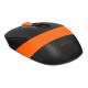 Мышь A4Tech Fstyler FG10S черный/оранжевый оптическая (2000dpi) silent беспроводная USB (4but)