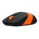 Мышь A4Tech Fstyler FG10S черный/оранжевый оптическая (2000dpi) silent беспроводная USB (4but)