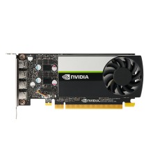 Видеокарта PNY Nvidia Quadro T1000 4GB GDDR6, 128bit, 2.5 TFLOPS, PCIE 4.x16, 4x mDP, LP sinle slot, 1 fan (VCNT1000-SB)