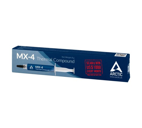 Термопаста Arctic MX-4 8 грамм (ACTCP00008B) (701662) {50}