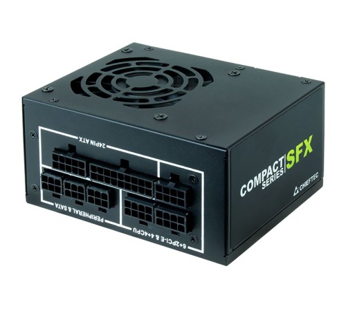 Блок питания Chieftec Compact CSN-550C (ATX 2.3, 550W, SFX, Active PFC, 80mm fan, 80 PLUS GOLD, Full Cable Management) Retail (CSN-550C)