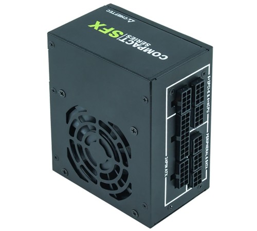 Блок питания Chieftec Compact CSN-550C (ATX 2.3, 550W, SFX, Active PFC, 80mm fan, 80 PLUS GOLD, Full Cable Management) Retail (CSN-550C)