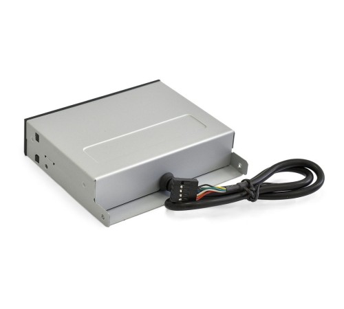 Exegate EX283581RUS Картридер USB2.0 ExeGate <CR-415> 3.5", мультиформатный: CF/SD/MMC/MS/MS Duo/MS pro/T flash, черный, металл