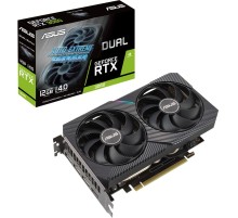 Видеокарта Asus PCI-E 4.0 DUAL-RTX3060-O12G-V2 LHR NVIDIA GeForce RTX 3060 12288Mb 192 GDDR6 1837/15000/HDMIx1/DPx3/HDCP Ret
