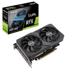 Видеокарта Asus PCI-E 4.0 DUAL-RTX3060-O12G-V2 LHR NVIDIA GeForce RTX 3060 12288Mb 192 GDDR6 1837/15000/HDMIx1/DPx3/HDCP Ret