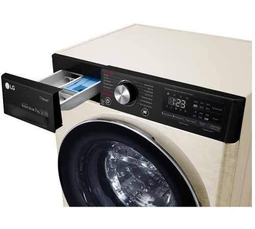 Стиральная машина LG F2V5HS9B класс: A загр.фронтальная макс.:7кг бежевый