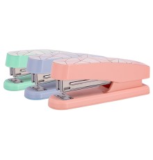 Степлер Deli E0402F Macaron 24/6 26/6 (25листов) ассорти закрытый/открытый коробка