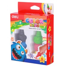 Восковые мелки Deli EC20790 Color Kids 6цв. картон.кор./европод.