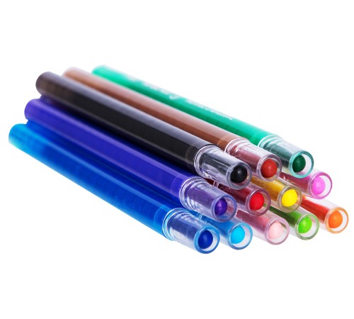 Восковые мелки Deli EC20403 Colorun с поворотным механизмом 12цв. блист.европод.