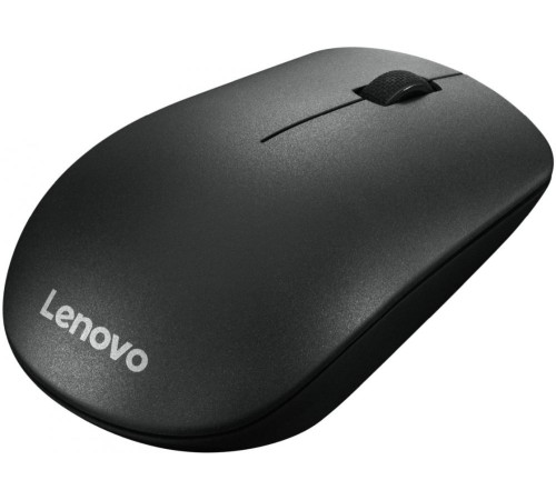 Мышь Lenovo 400 черный оптическая (1200dpi) беспроводная USB для ноутбука (3but)