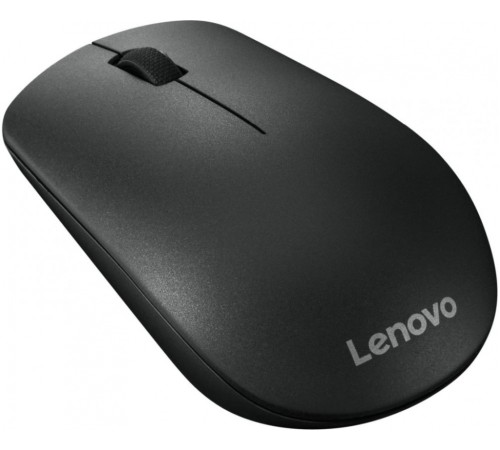 Мышь Lenovo 400 черный оптическая (1200dpi) беспроводная USB для ноутбука (3but)