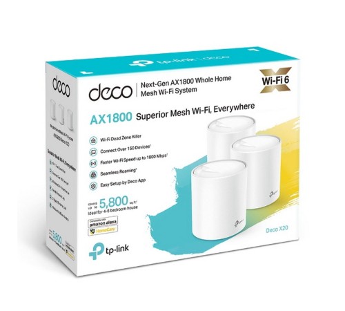 Точка доступа TP-Link Deco X20 (3-pack) (Deco X20(3-pack))
