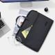 Папка-портфель Deli 5590BLACK 1 отдел. A4 текстиль черный