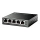 Коммутатор TP-Link TL-SG105PE 5G 4PoE+ 65W управляемый