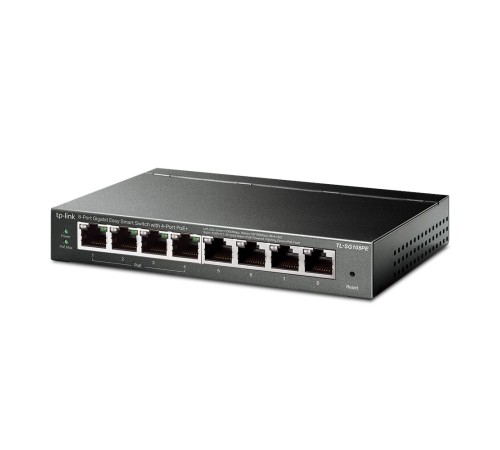 Коммутатор TP-Link TL-SG108PE 8G 4PoE 55W управляемый Коммутатор TP-Link TL-SG108PE 8G 4PoE 55W управляемый