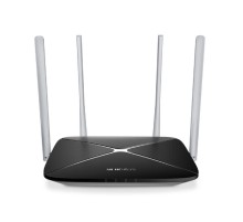 Роутер беспроводной Mercusys AC12 AC1200 10/100BASE-TX черный