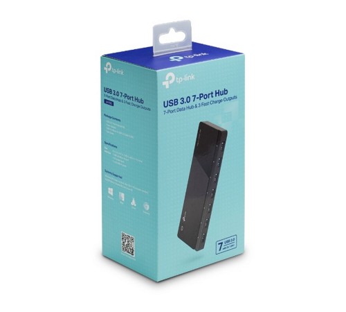 Разветвитель USB 3.0 TP-Link UH700 7порт. черный
