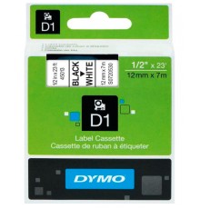 Картридж ленточный Dymo D1 S0720530 черный/белый для Dymo