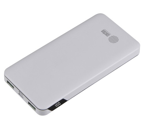 Мобильный аккумулятор Cactus CS-PBFSKT-10000 10000mAh 2.1A 2xUSB белый