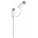 Кабель Xiaomi Mi 2-in-1 SJV4083TY USB A(m) micro USB B (m) USB Type-C (m) 0.3м белый