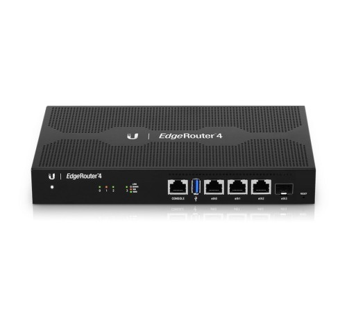 Роутер Ubiquiti ER-4-EU 10/100/1000BASE-TX черный
