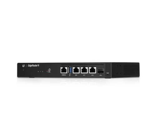 Роутер Ubiquiti ER-4-EU 10/100/1000BASE-TX черный