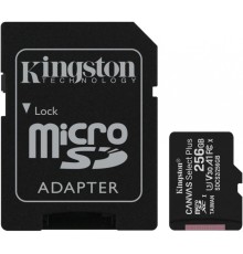Флеш карта microSDXC 256Gb Kingston SDCS2/256GB Canvas Select Plus + adapter