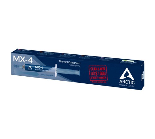 Термопаста Arctic MX-4 4 грамма, шпатель (ACTCP00031B) (702591)