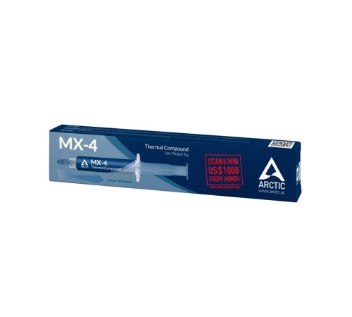 Термопаста Arctic MX-4 8 грамм, шпатель (ACTCP00059A) RTL {50}
