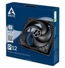 Вентилятор корпусной ARCTIC P12 (black/black) - retail (ACFAN00118A) (701372)