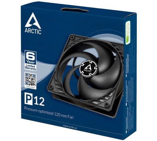 Вентилятор корпусной ARCTIC P12 (black/black) - retail (ACFAN00118A) (701372) Вентилятор корпусной ARCTIC P12 (black/black) - retail (ACFAN00118A) (701372)