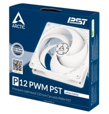 Вентилятор корпусной ARCTIC P12 PWM PST (White/White)- retail (ACFAN00170A) (702263)