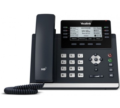 Телефон SIP Yealink SIP-T43U черный Телефон SIP Yealink SIP-T43U черный
