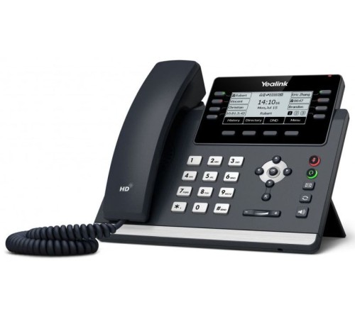Телефон SIP Yealink SIP-T43U черный Телефон SIP Yealink SIP-T43U черный