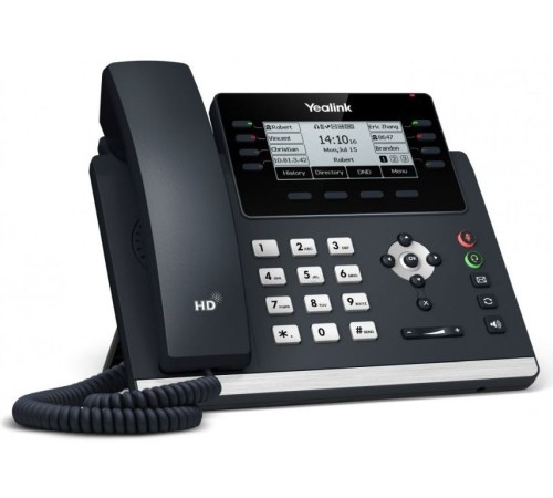 Телефон SIP Yealink SIP-T43U черный Телефон SIP Yealink SIP-T43U черный
