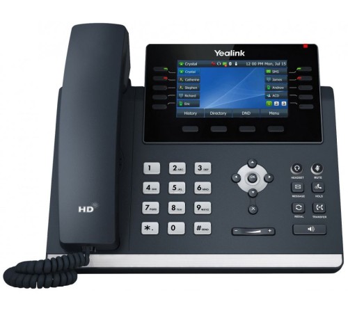 Телефон SIP Yealink SIP-T46U черный Телефон SIP Yealink SIP-T46U черный