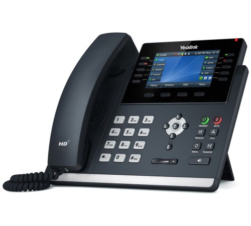 Телефон SIP Yealink SIP-T46U черный Телефон SIP Yealink SIP-T46U черный