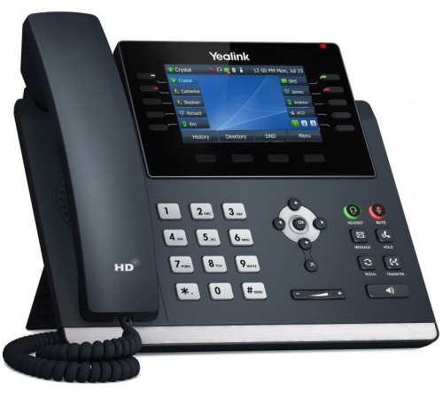 Телефон SIP Yealink SIP-T46U черный Телефон SIP Yealink SIP-T46U черный