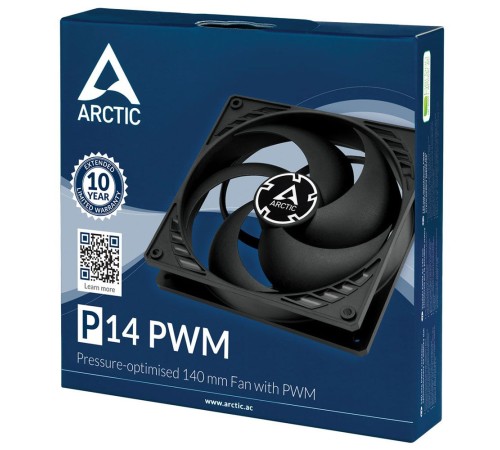 Вентилятор корпусной ARCTIC P14 PWM PST (black/black) - retail (ACFAN00125A) Вентилятор корпусной ARCTIC P14 PWM PST (black/black) - retail (ACFAN00125A)