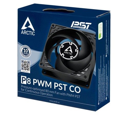 Вентилятор для корпуса Arctic P8 PWM PST CO black/black (ACFAN00151A) (702041) Вентилятор для корпуса Arctic P8 PWM PST CO black/black (ACFAN00151A) (702041)